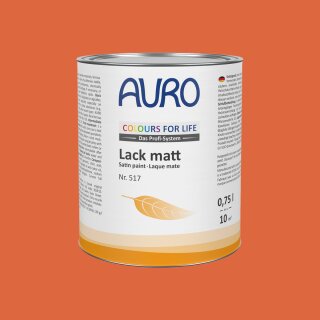 Auro Lack matt 517 - Colours for life - smoke orange