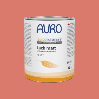Auro Lack matt 517 - Colours for life - soft red brown 10