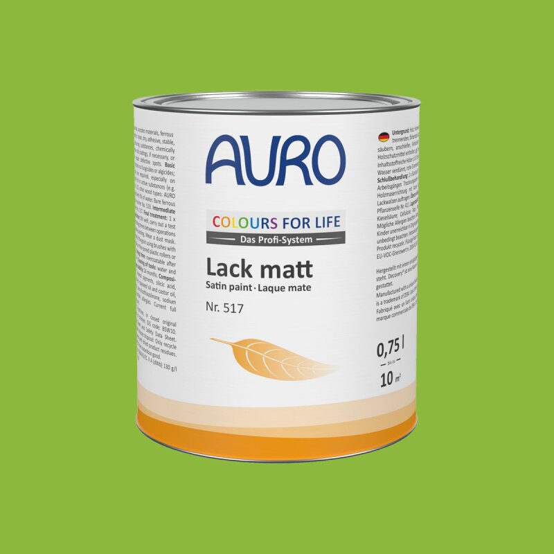 Auro Lack matt 517 - Colours for life - spring green