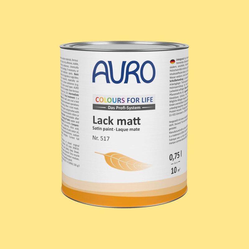 Auro Lack matt 517 - Colours for life - sun-kissed 15