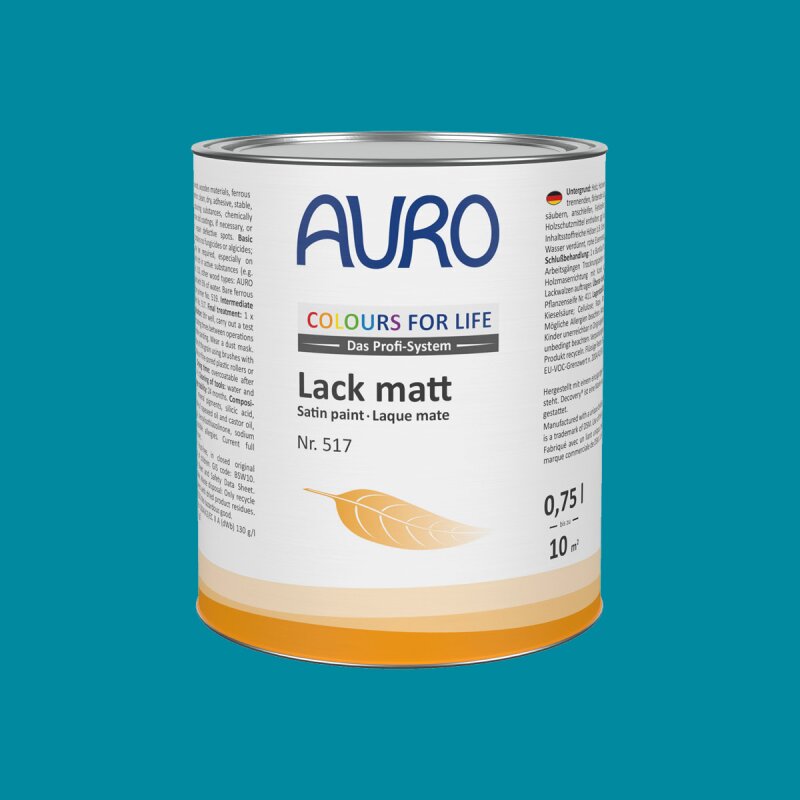 Auro Lack matt 517 - Colours for life - teal