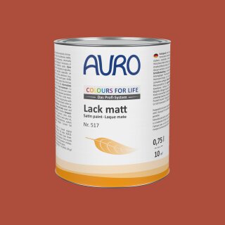 Auro Lack matt 517 - Colours for life - terra cotta tone