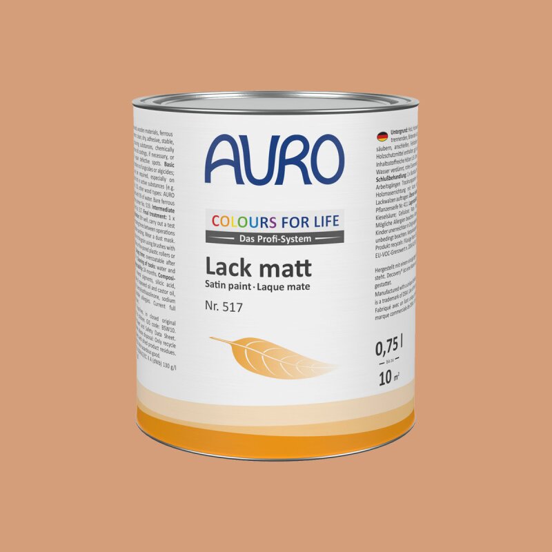 Auro Lack matt 517 - Colours for life - walnut tree 10