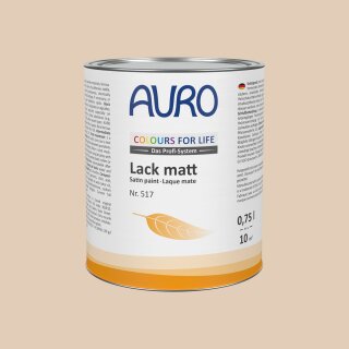Auro Lack matt 517 - Colours for life - white truffle