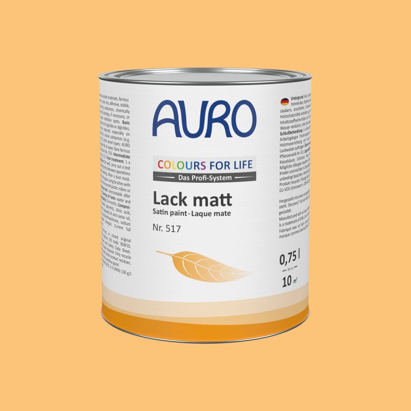 Auro Lack matt 517 - Colours for life - yellow gold 10