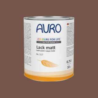 Auro Lack matt 517 - Colours for life - cacao brown 2,5 Liter