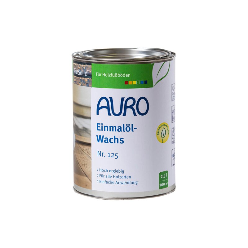 Auro Einmalöl-Wachs 125 - 2,5 Liter
