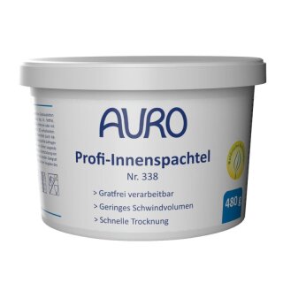 Auro Profi-Innenspachtel Nr. 338 - 0,48 Kg