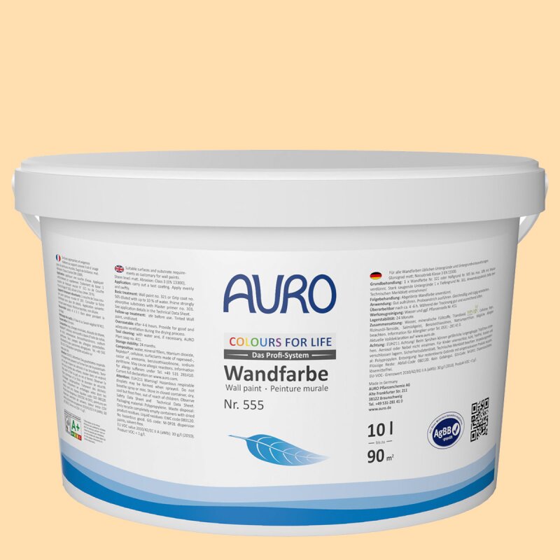 Auro Wandfarbe 555 - Colours for life - 10.3 almond