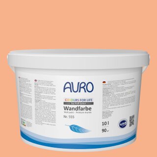 Auro Wandfarbe 555 - Colours for life - 232 mandarin