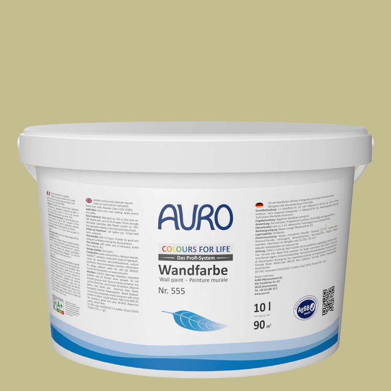Auro Wandfarbe 555 - Colours for life - 246 green apple