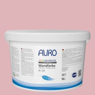 Auro Wandfarbe 555 - Colours for life - 30.2 misty rose