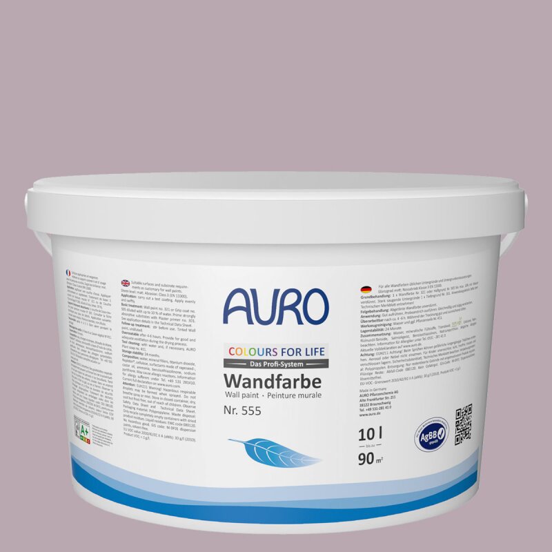 Auro Wandfarbe 555 - Colours for life - 586 pink marble