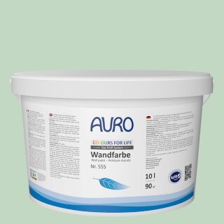 Auro Wandfarbe 555 - Colours for life - 60.2 crema verde