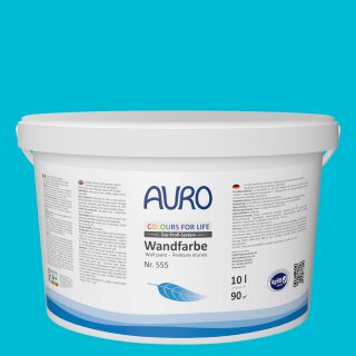 Auro Wandfarbe 555 - Colours for life - blue breeze