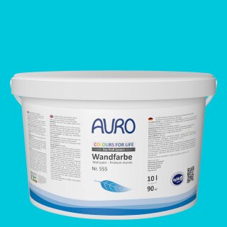 Auro Wandfarbe 555 - Colours for life - blue breeze 10