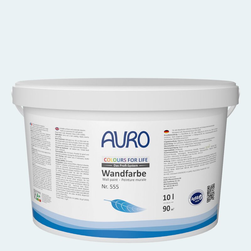 Auro Wandfarbe 555 - Colours for life - blue dream