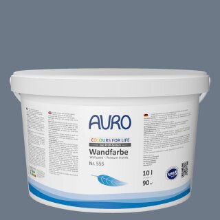 Auro Wandfarbe 555 - Colours for life - bluish grey 05