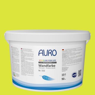 Auro Wandfarbe 555 - Colours for life - bright green 05