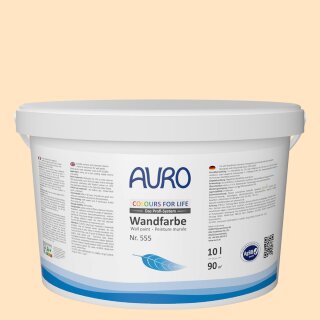 Auro Wandfarbe 555 - Colours for life - bright mandarine 25