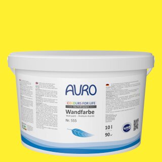 Auro Wandfarbe 555 - Colours for life - brilliant yellow 05