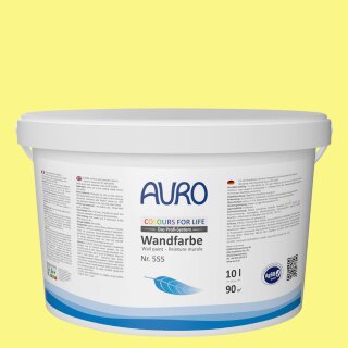 Auro Wandfarbe 555 - Colours for life - brilliant yellow 15