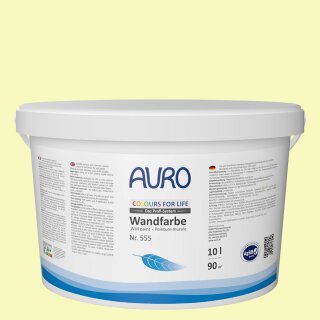 Auro Wandfarbe 555 - Colours for life - brilliant yellow 25