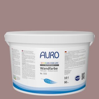 Auro Wandfarbe 555 - Colours for life - cacao brown 10