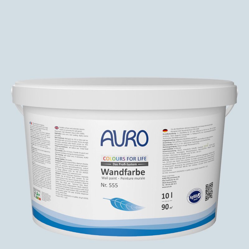 Auro Wandfarbe 555 - Colours for life - downpour 25