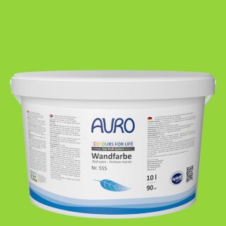 Auro Wandfarbe 555 - Colours for life - frog green