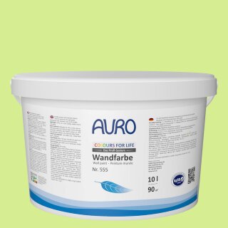 Auro Wandfarbe 555 - Colours for life - frog green 15