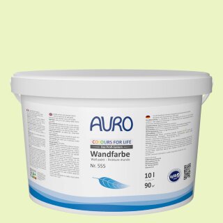 Auro Wandfarbe 555 - Colours for life - frog green 25
