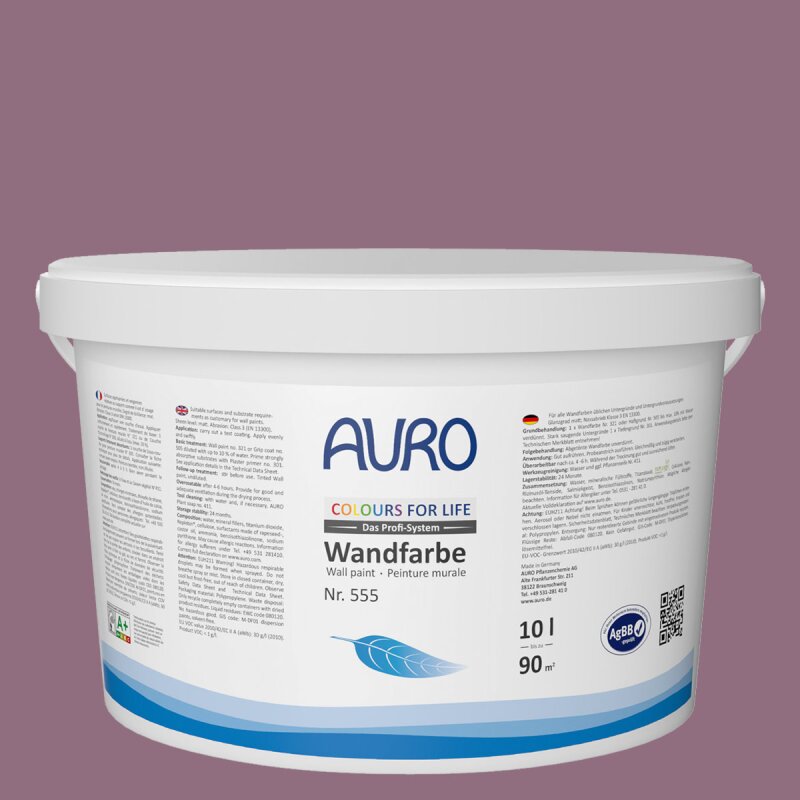 Auro Wandfarbe 555 - Colours for life - grape juice