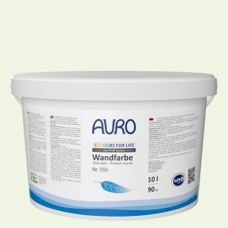 Auro Wandfarbe 555 - Colours for life - green bliss