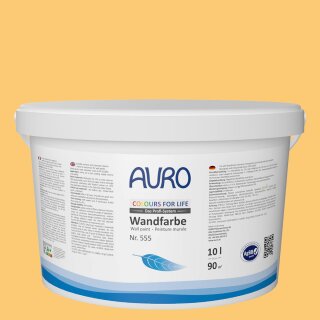 Auro Wandfarbe 555 - Colours for life - hot mustard 10