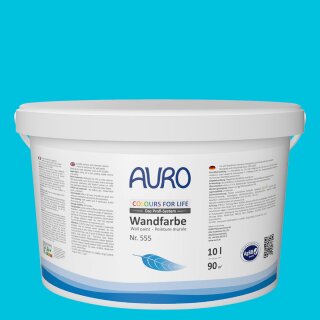 Auro Wandfarbe 555 - Colours for life - ice blue 05