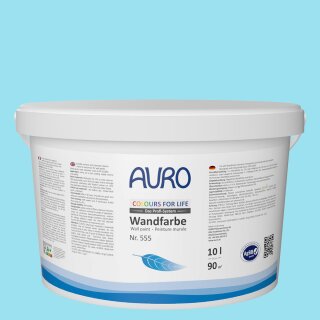 Auro Wandfarbe 555 - Colours for life - ice blue 15