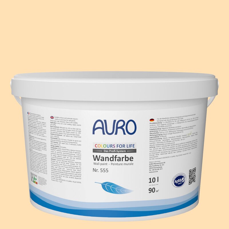 Auro Wandfarbe 555 - Colours for life - K05.4 vanilla