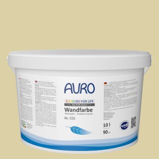 Auro Wandfarbe 555 - Colours for life - K291 golden kiwi