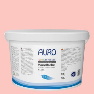 Auro Wandfarbe 555 - Colours for life - K35.3 rose