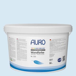 Auro Wandfarbe 555 - Colours for life - K55.3 alice blue