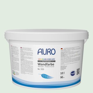 Auro Wandfarbe 555 - Colours for life - K65.2 green breeze