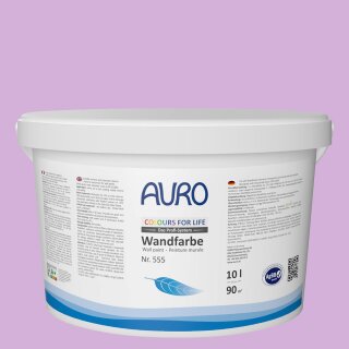 Auro Wandfarbe 555 - Colours for life - lilac whisper 05