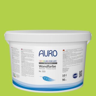 Auro Wandfarbe 555 - Colours for life - lime peel 05
