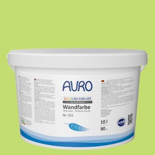 Auro Wandfarbe 555 - Colours for life - lime peel 10