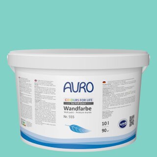 Auro Wandfarbe 555 - Colours for life - mint extract 10