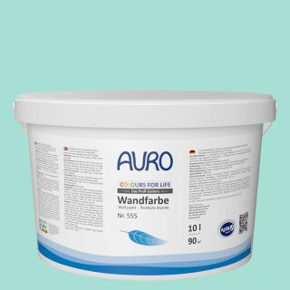 Auro Wandfarbe 555 - Colours for life - mint extract 15