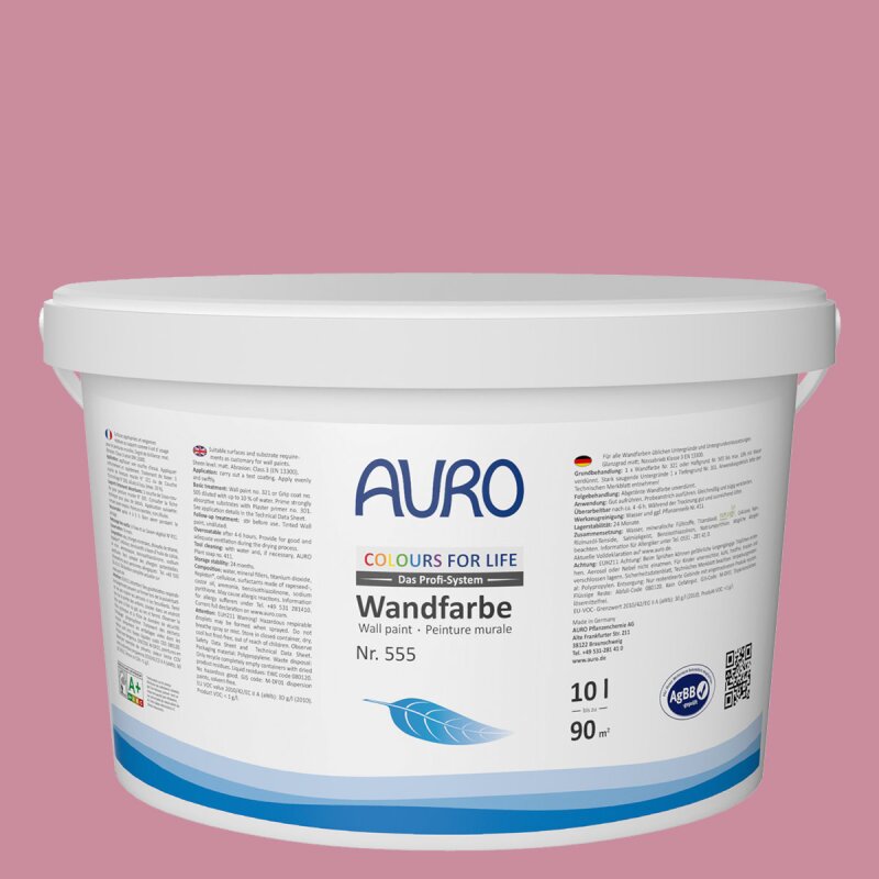 Auro Wandfarbe 555 - Colours for life - nostalgia lilac