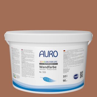 Auro Wandfarbe 555 - Colours for life - nutmeg brown 05