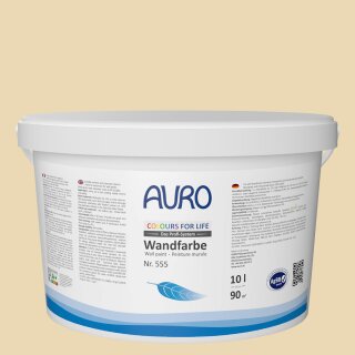 Auro Wandfarbe 555 - Colours for life - ochre green 20